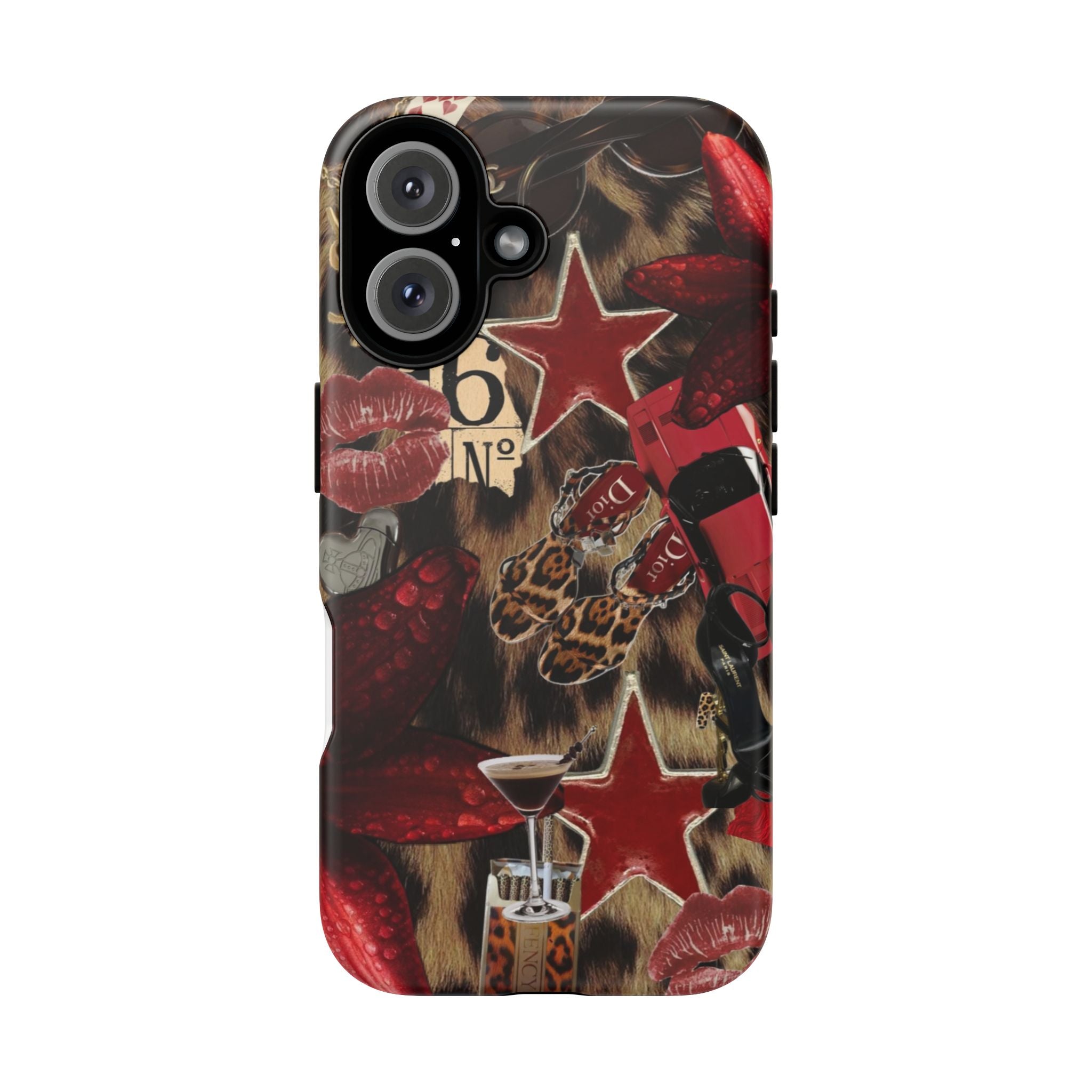 Cheetah Red Phone Case
