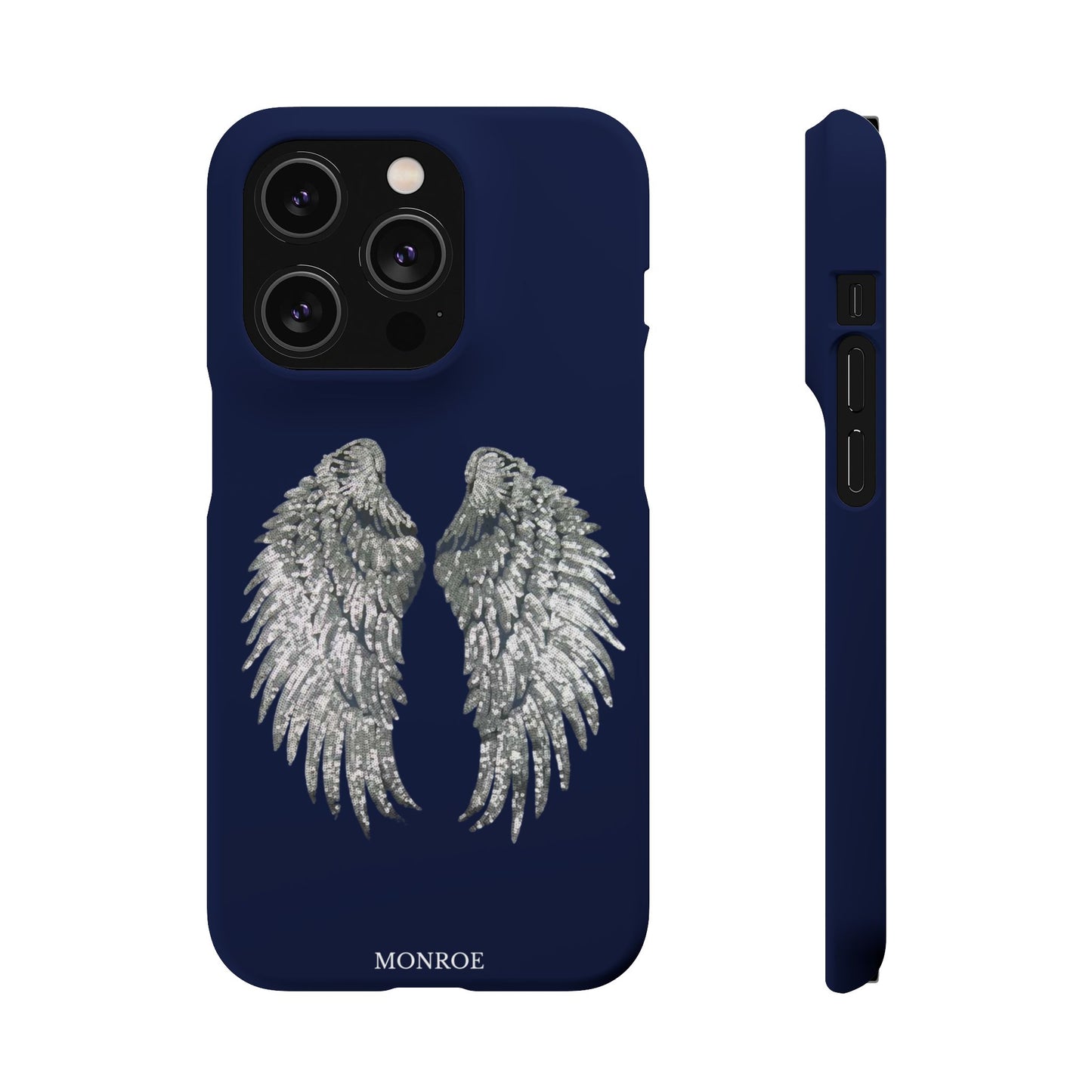 Navy Angel Wings Case