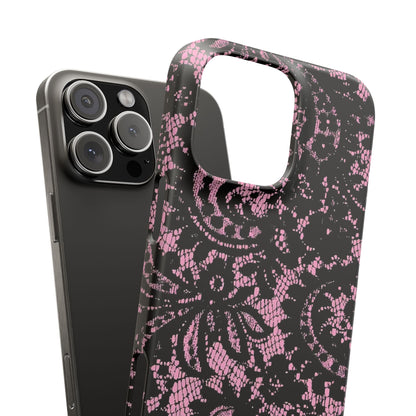 Pink Lace Pattern Case