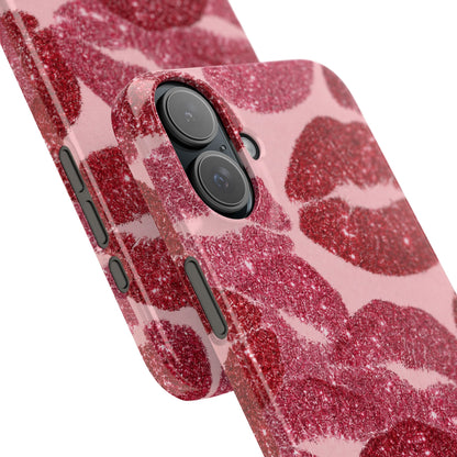 Pink Glitter Kiss Case