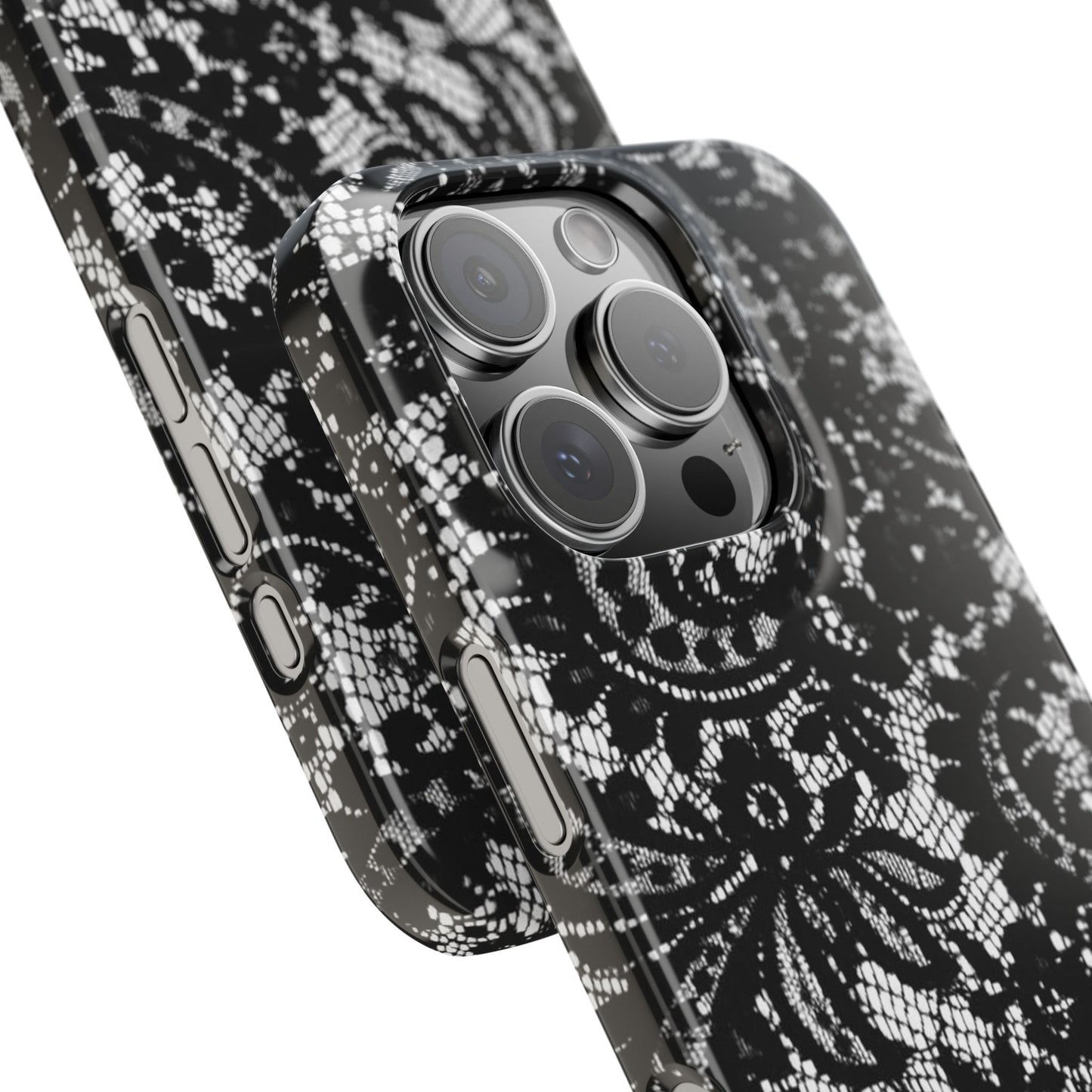 Black Lace Elegant Pattern Case