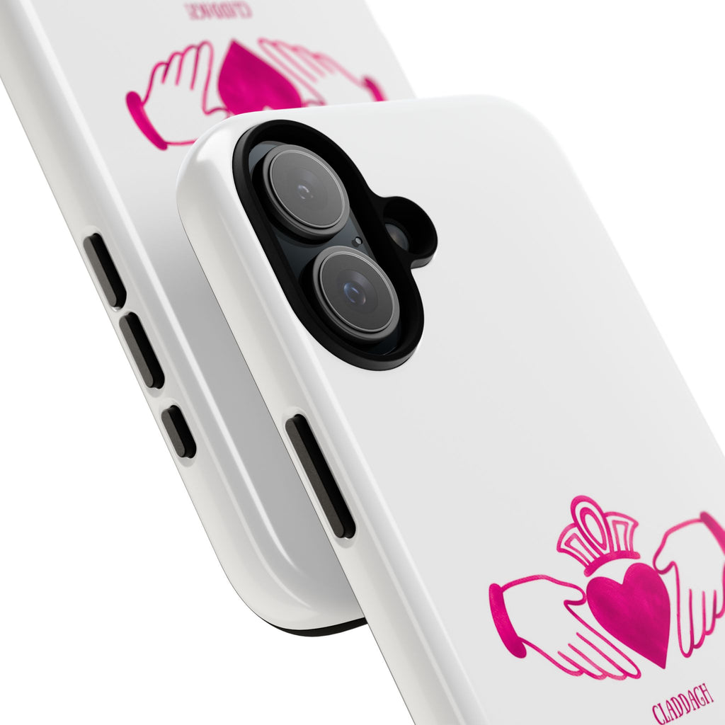 Pink Irish Claddagh Symbol Tough Phone Case