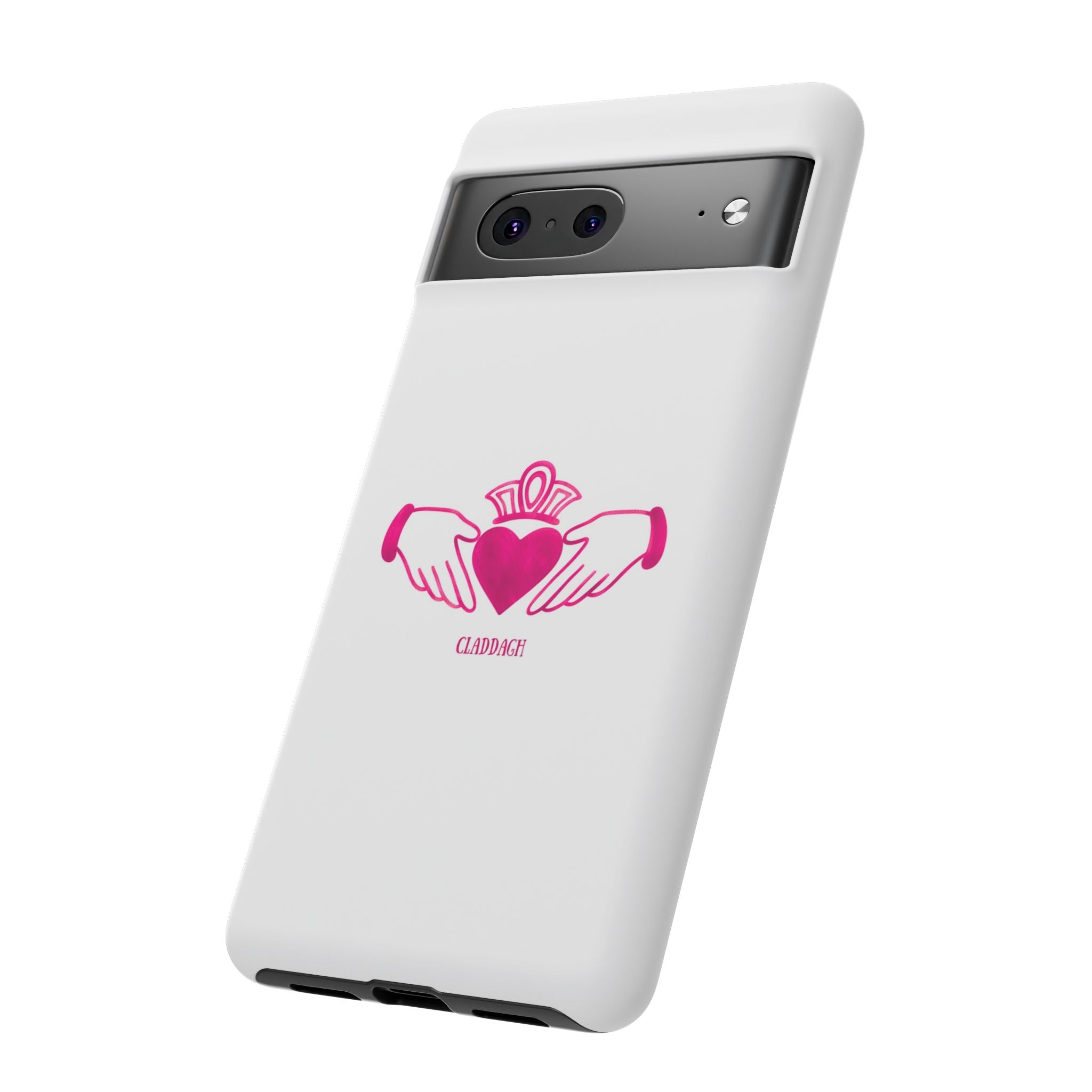 Pink Irish Claddagh Symbol Tough Phone Case