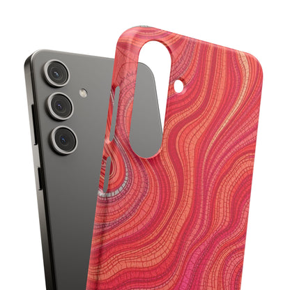 Retro Wavy Red Case