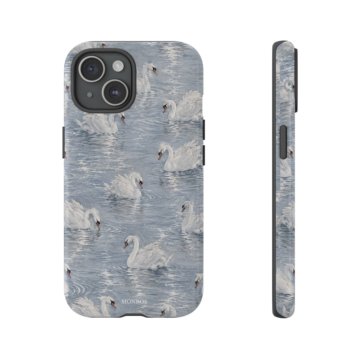 Swan Pattern Tough Case