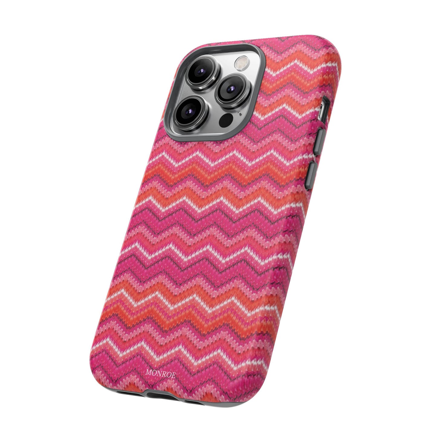Pink Zigzag Tough Case