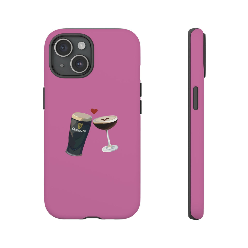 Pint & Wine Glass (Pink) Tough Case
