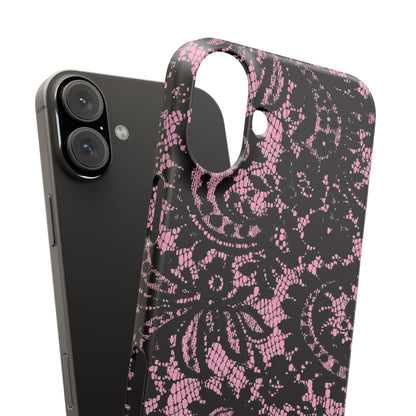 Pink Lace Pattern Case