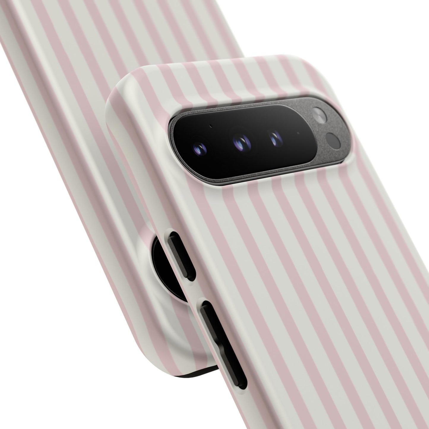 Light Pink Stripe Tough Phone Case