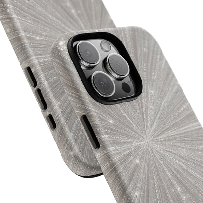 Sparkling Silver Burst Tough Case