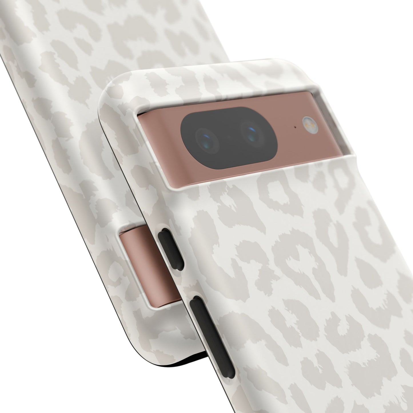 White Leopard Print Tough Case