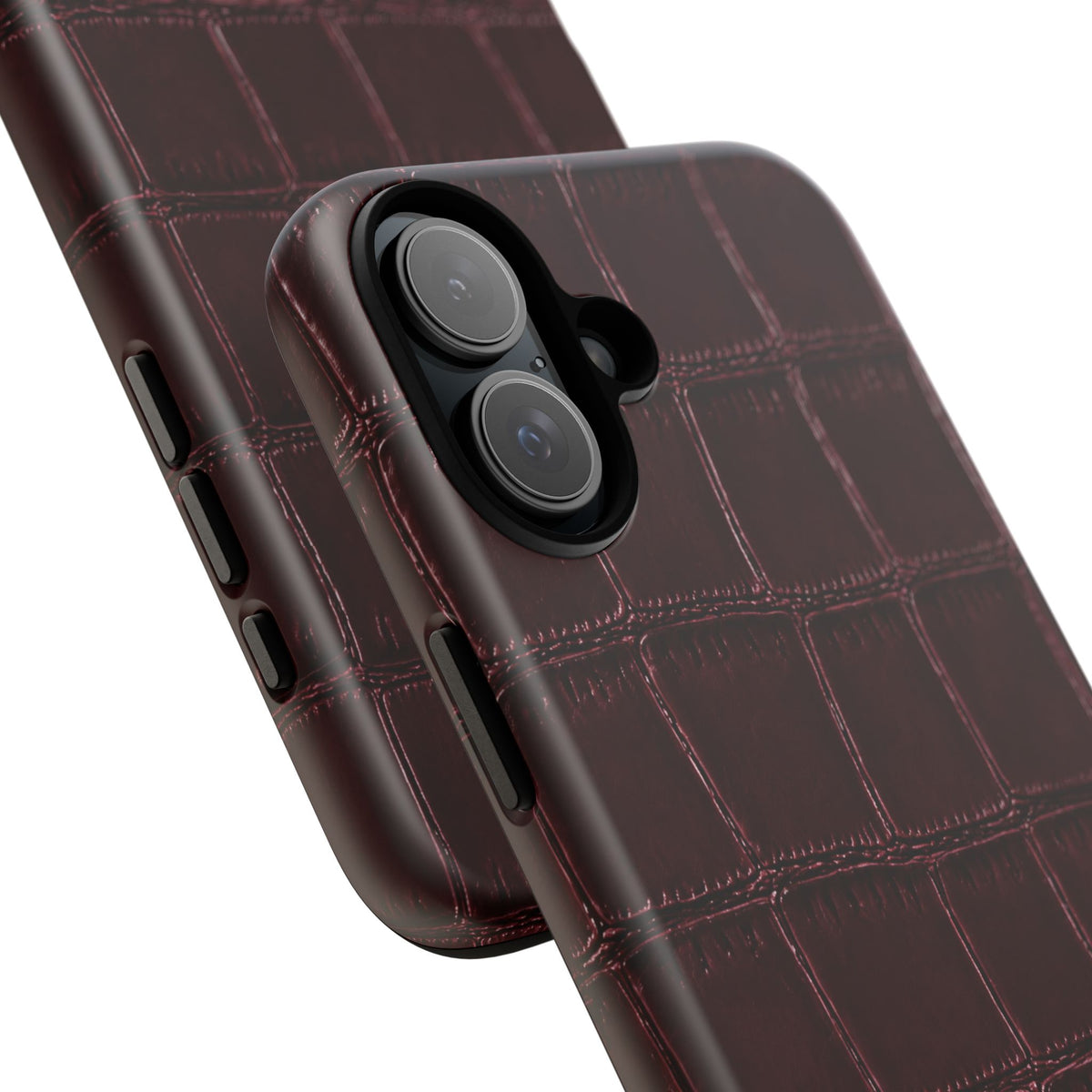 Burgundy Croc Tough Case