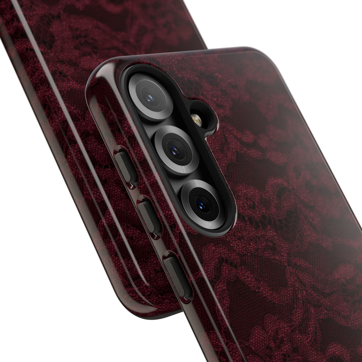 Burgundy Lace Tough Case
