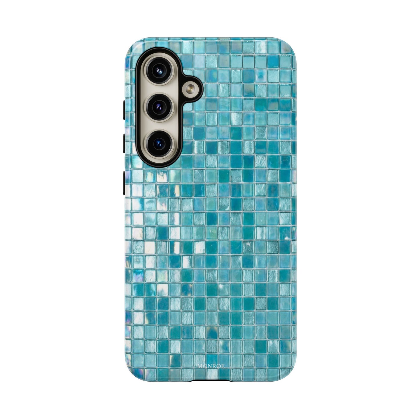 Hot Blue Mosaic Tile Tough Case