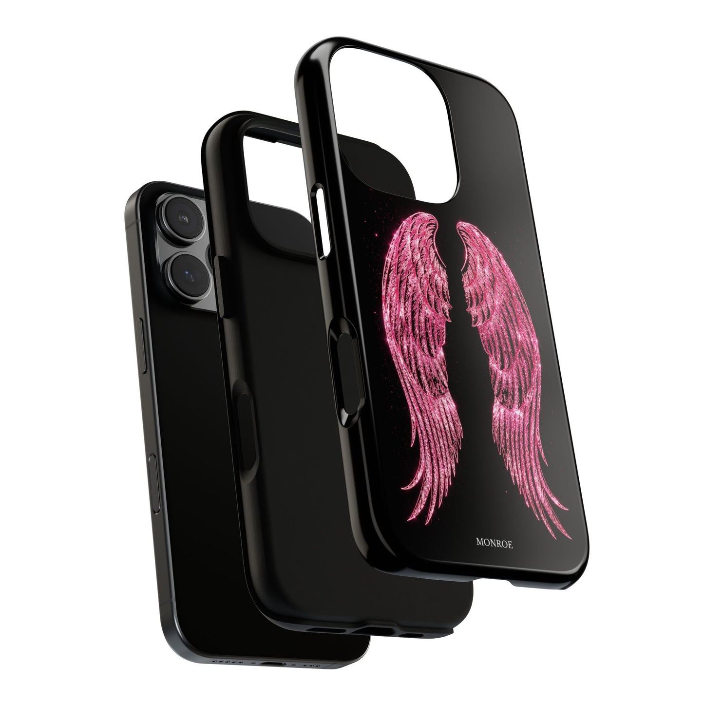 Pink Glitter Angel Tough Case