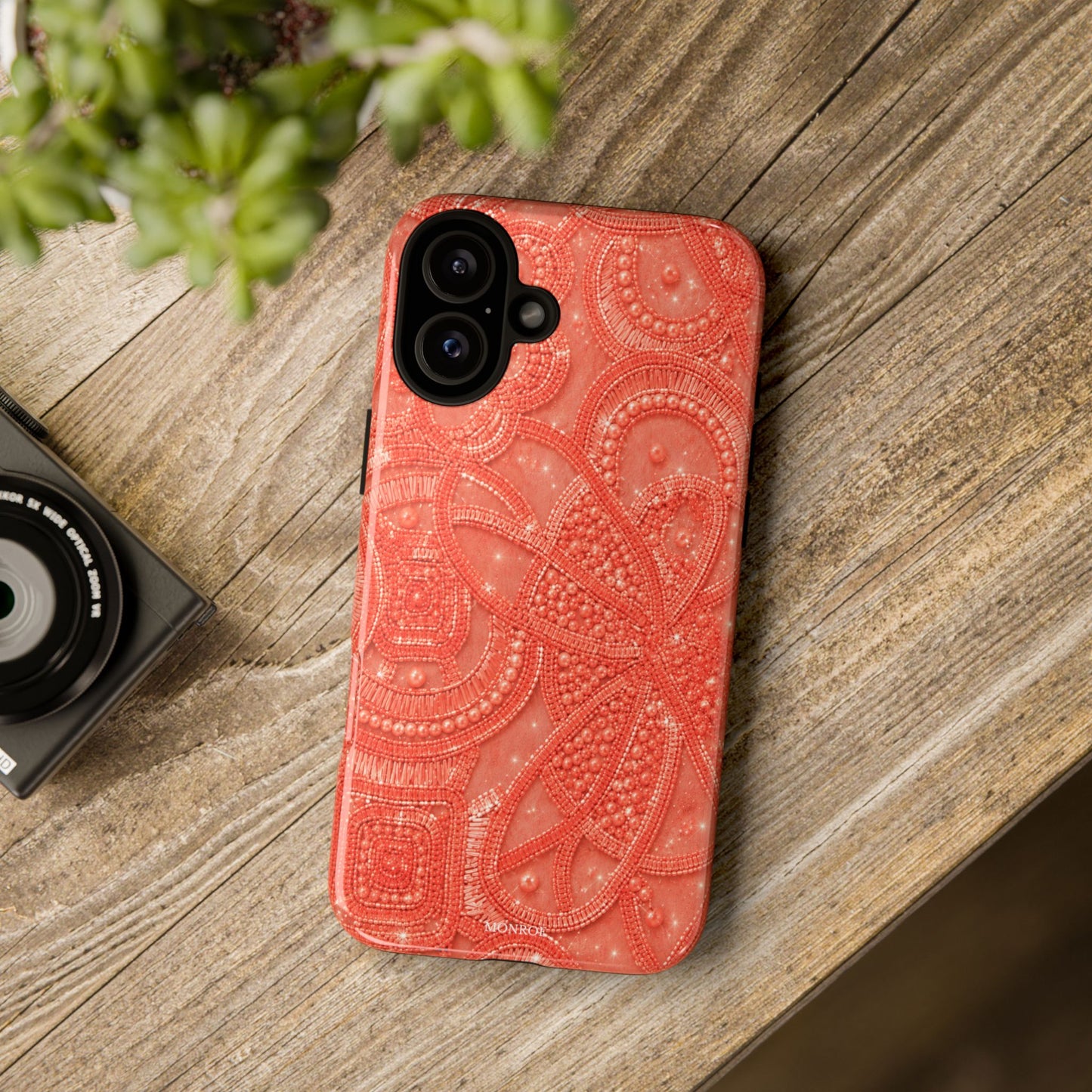 Coral Lace Tough Case