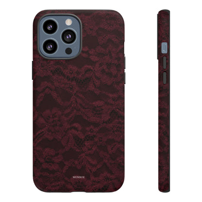 Burgundy Lace Tough Case