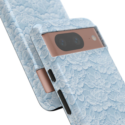 Glacier Blue Lace Tough Case