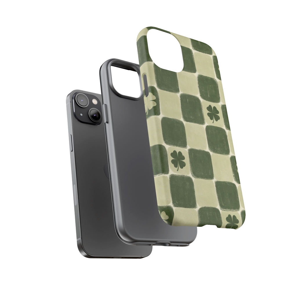 Clover Checker Tough Phone Case