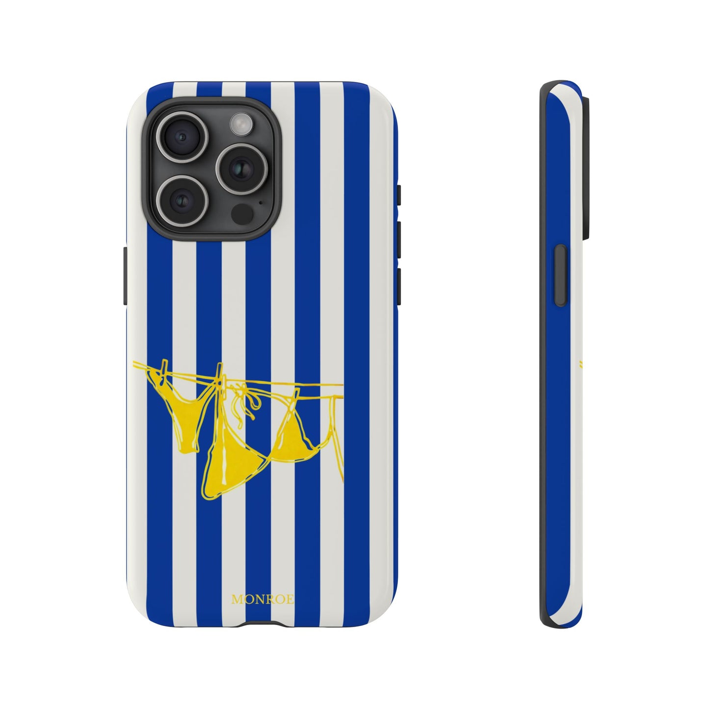 Blue Stripe Beach Art Tough Case