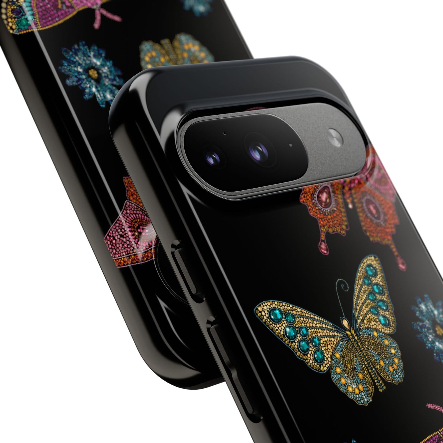 Butterfly Beaded Tough Case