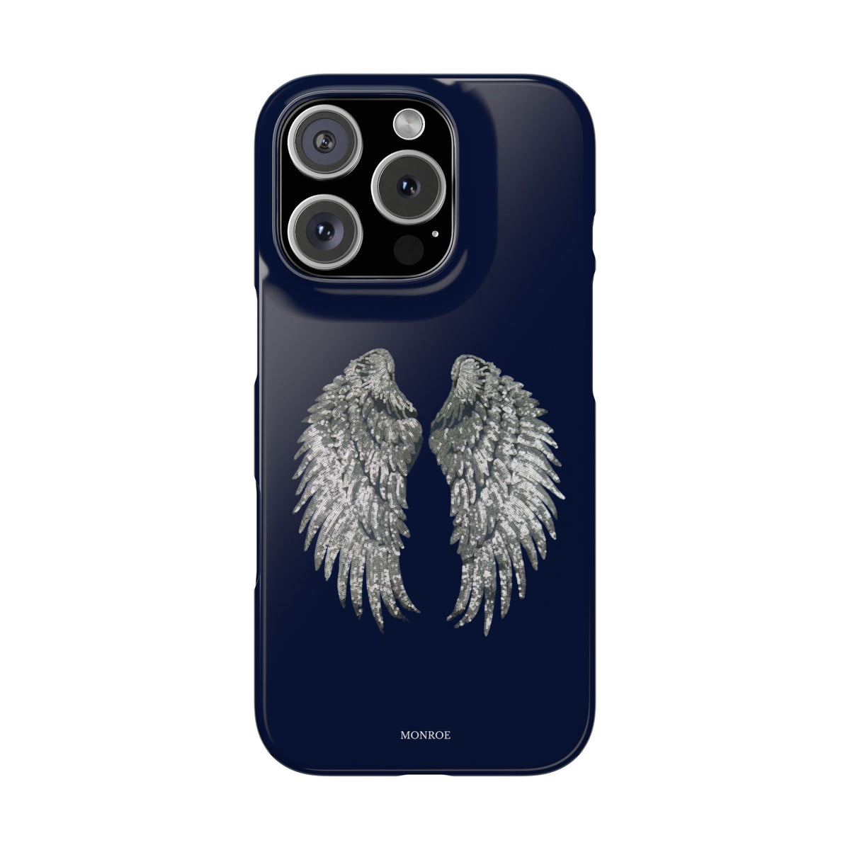 Navy Angel Wings Case