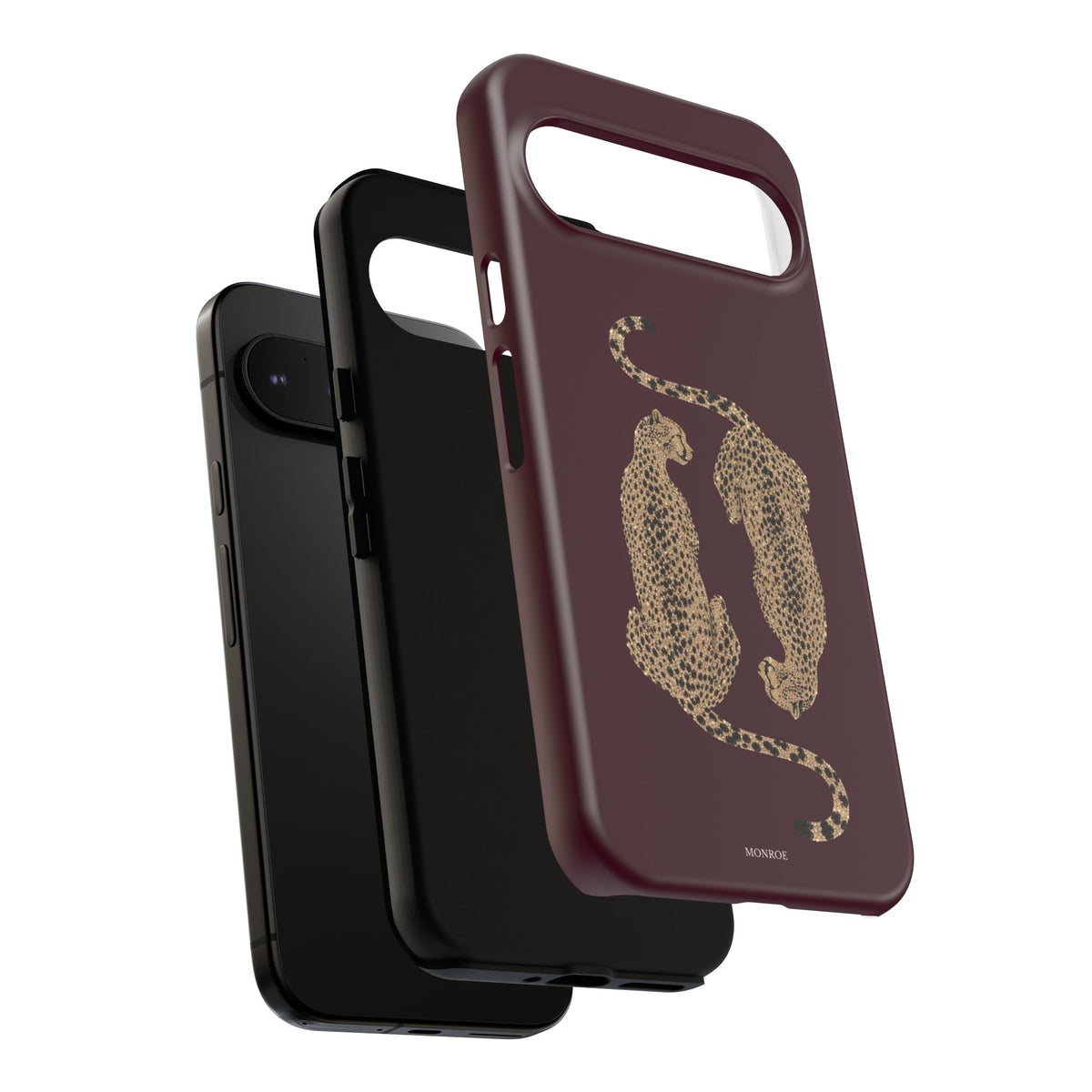 Burgundy Cheetah Tough Case