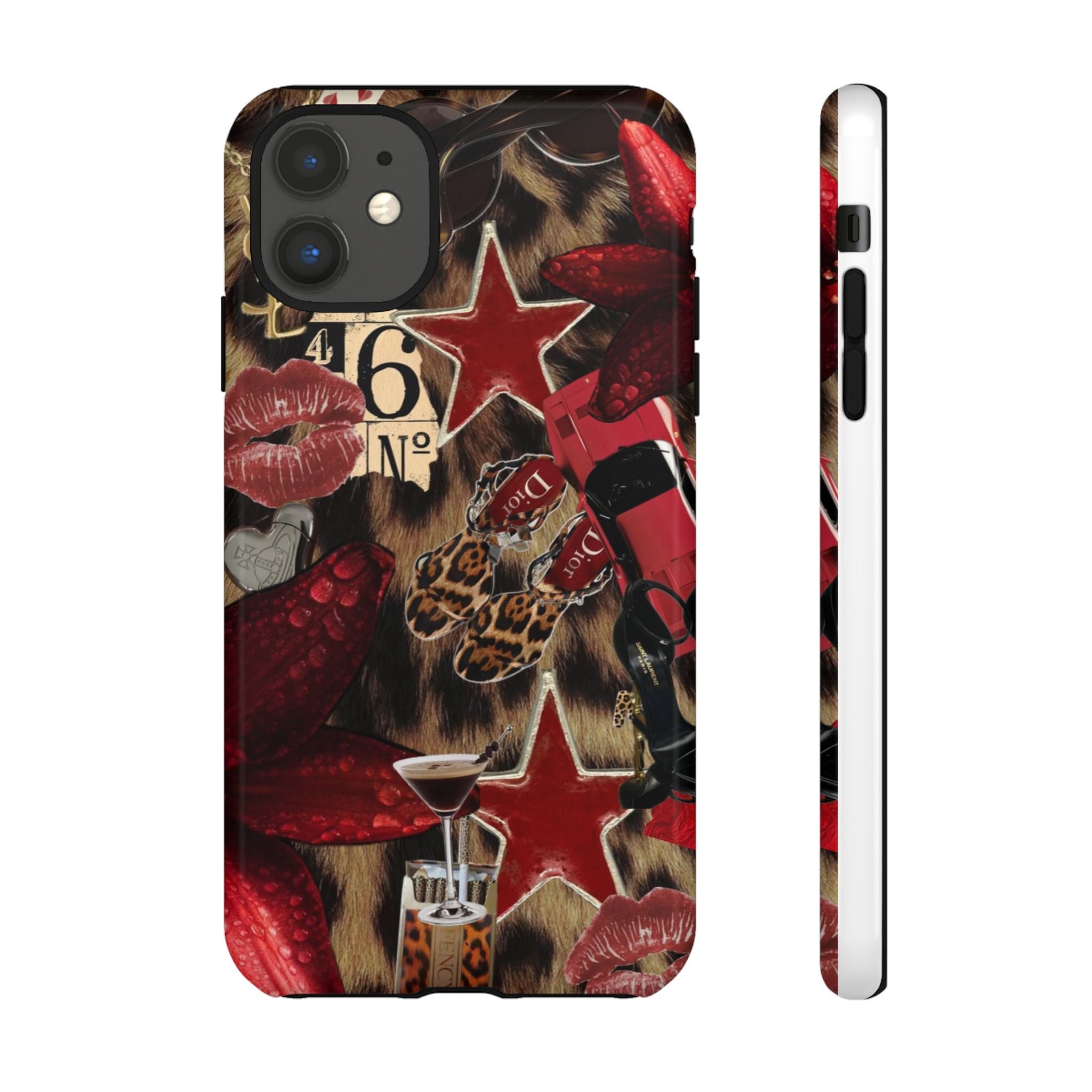 Cheetah Red Phone Case