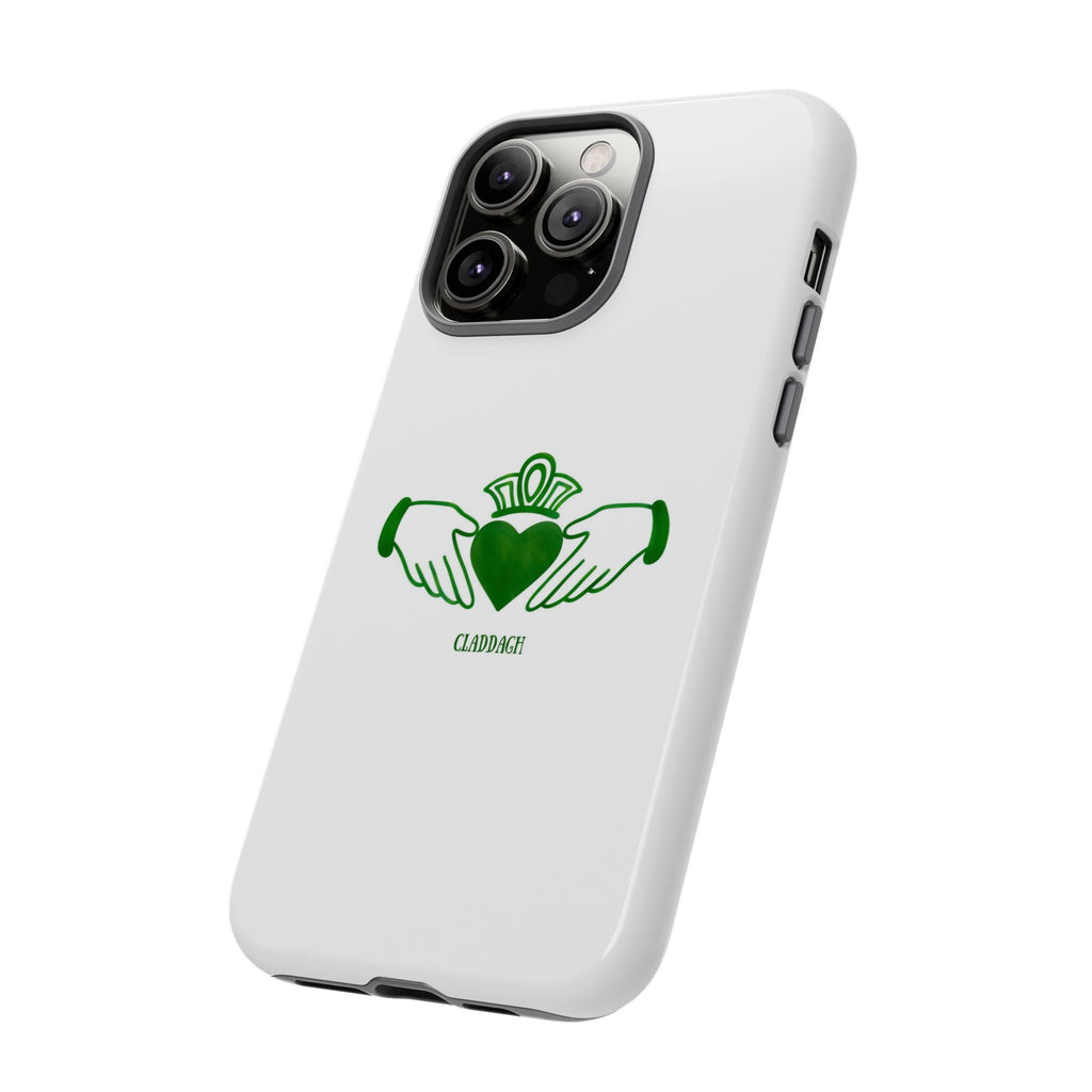 Irish Claddagh Symbol Green Tough Case