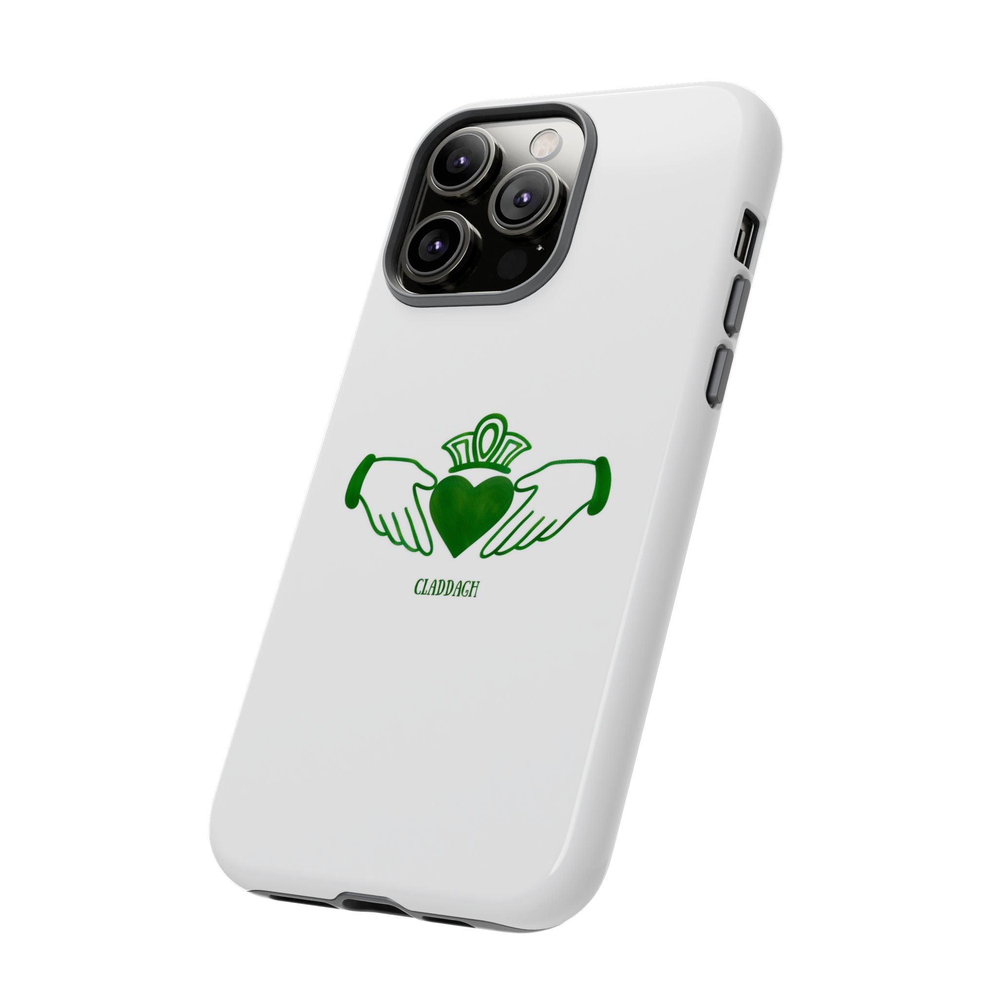 Irish Claddagh Symbol Green Tough Case