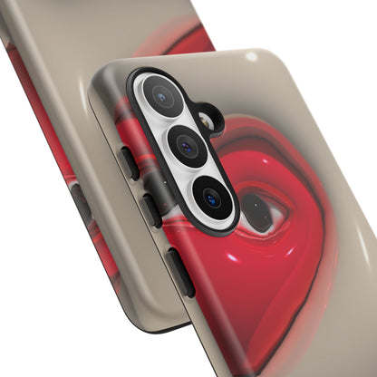Red Heart Eyes Tough Case
