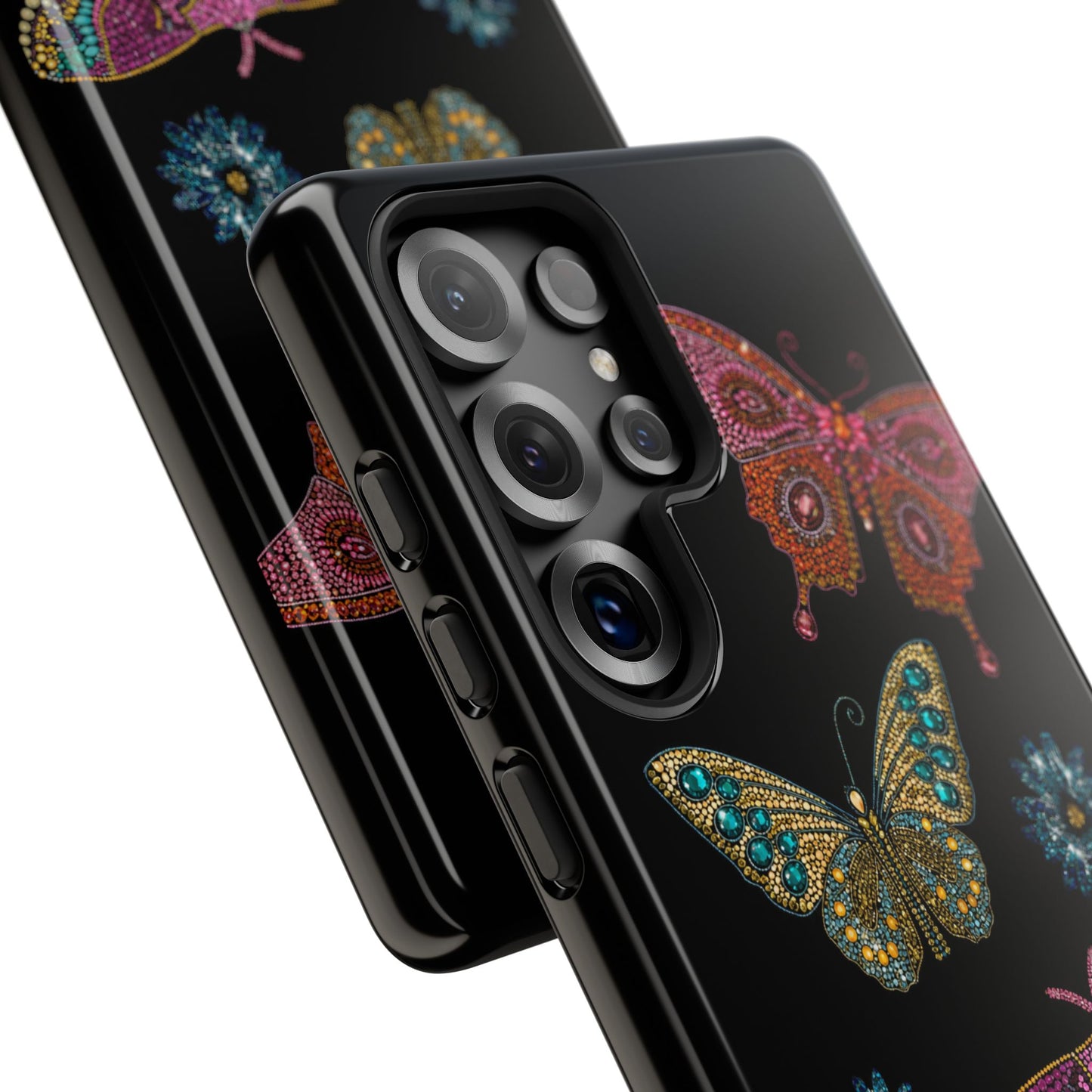 Butterfly Beaded Tough Case