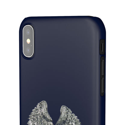 Navy Angel Wings Case