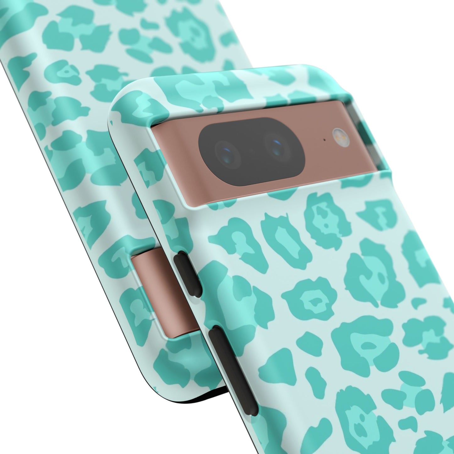 Teal Leopard Tough Case
