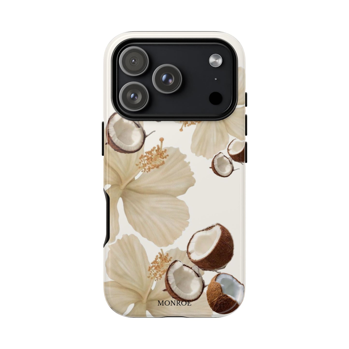 Tropical Coconut Floral Tough Case