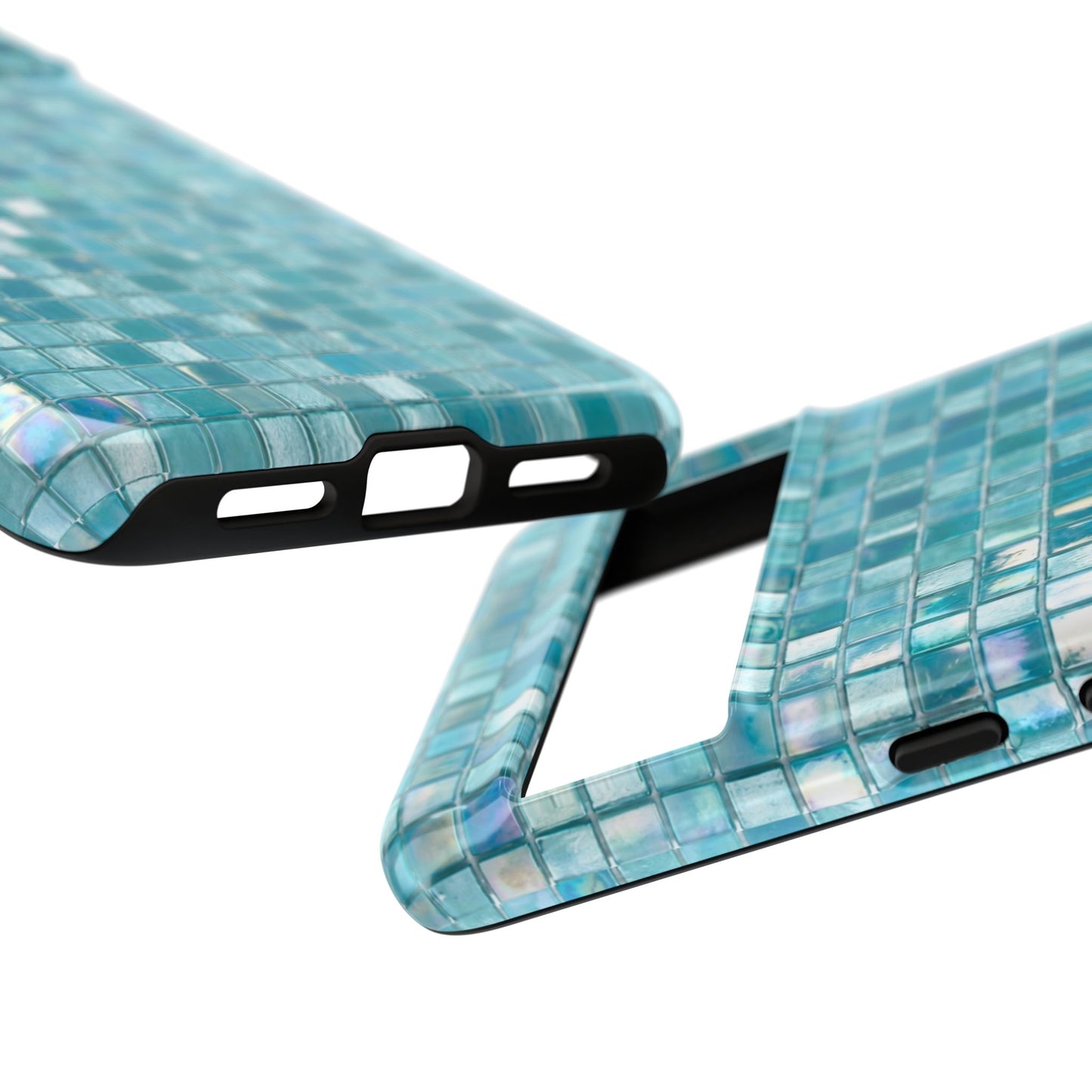 Hot Blue Mosaic Tile Tough Case