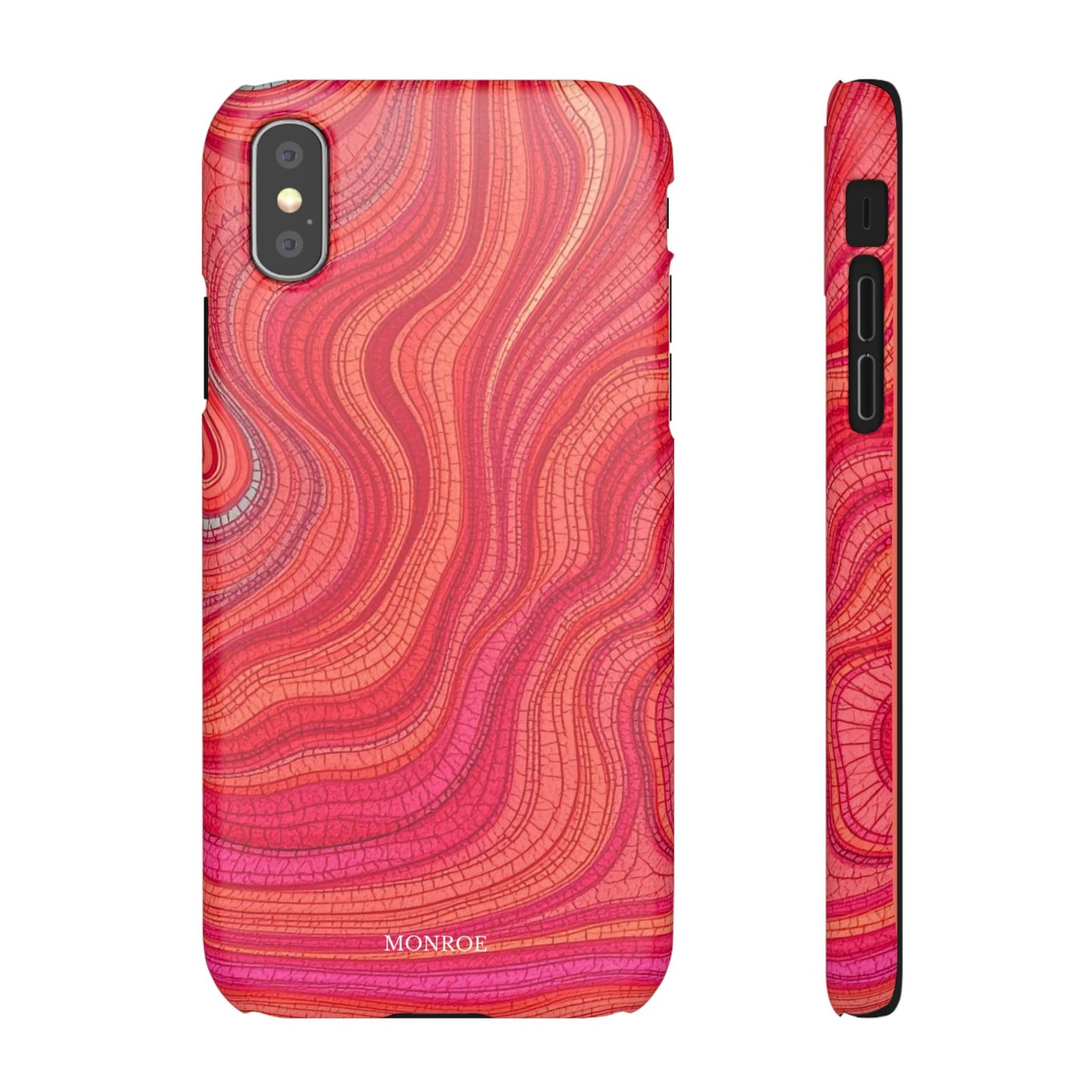 Retro Wavy Red Case