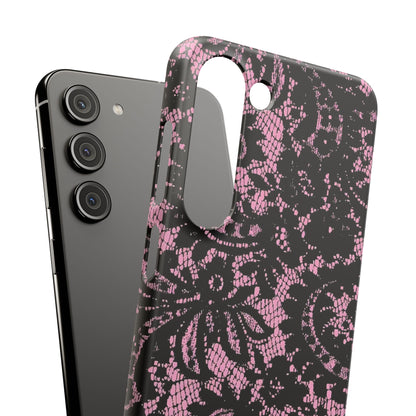 Pink Lace Pattern Case