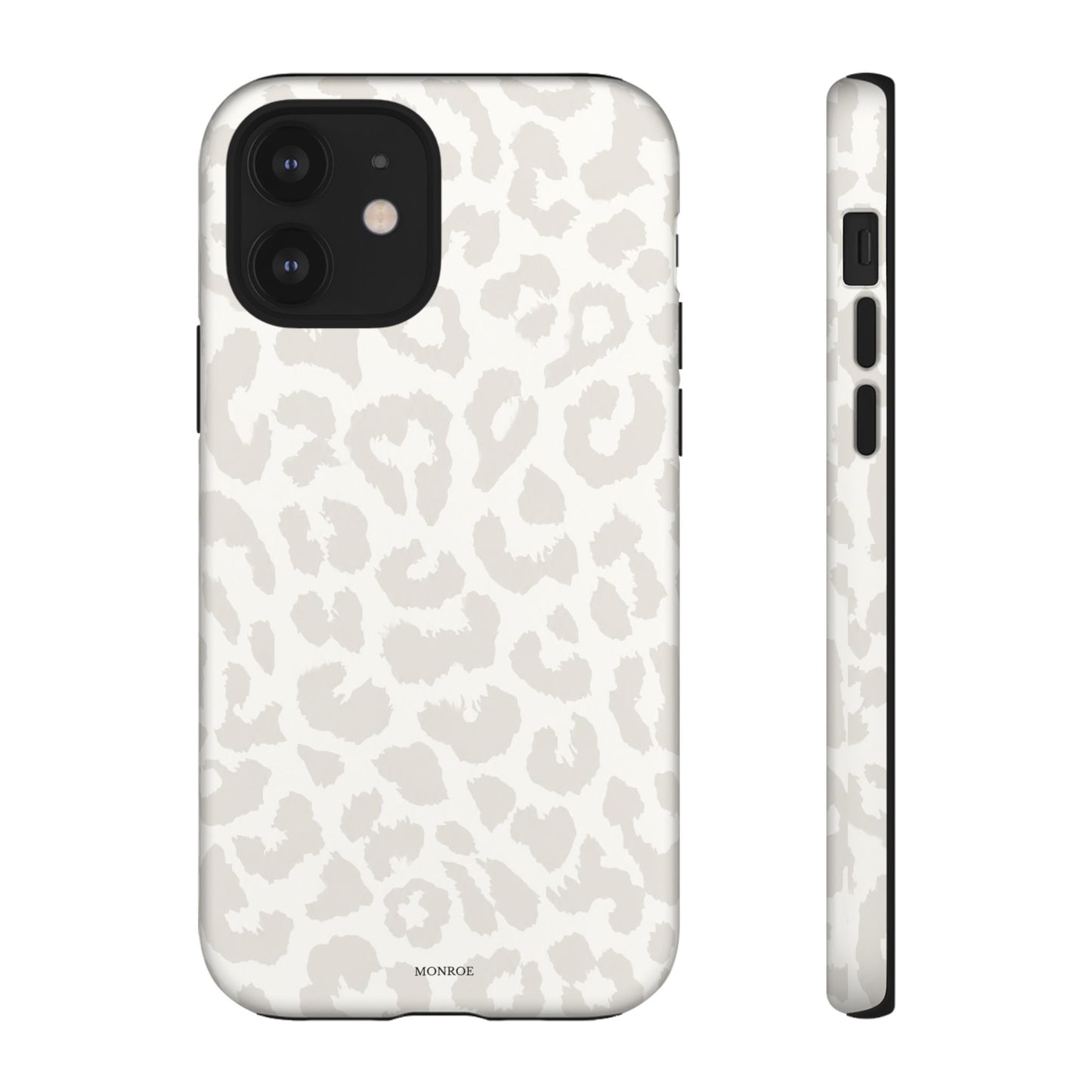 White Leopard Print Tough Case