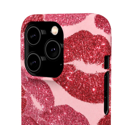 Pink Glitter Kiss Case