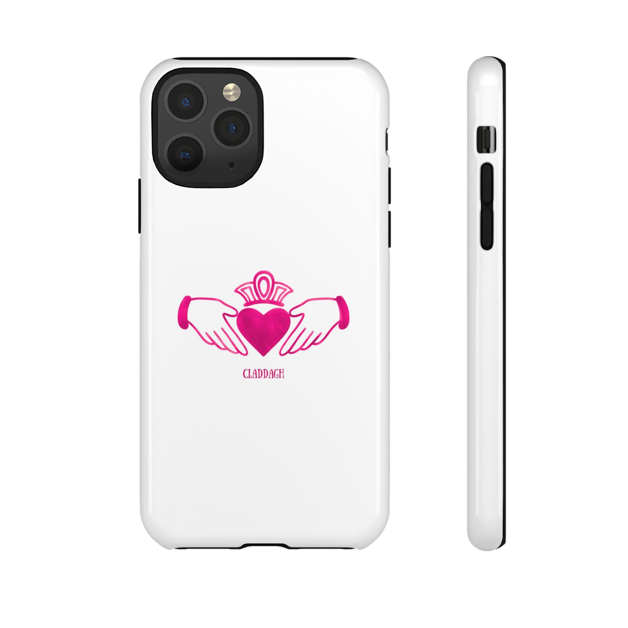 Pink Irish Claddagh Symbol Tough Phone Case