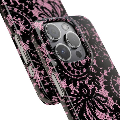 Pink Lace Pattern Case