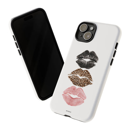 Leopard Glam Lip Tough Case