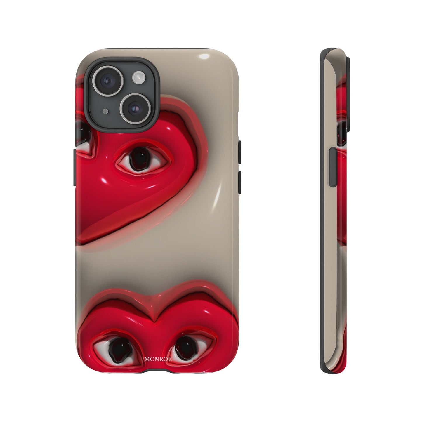 Red Heart Eyes Tough Case