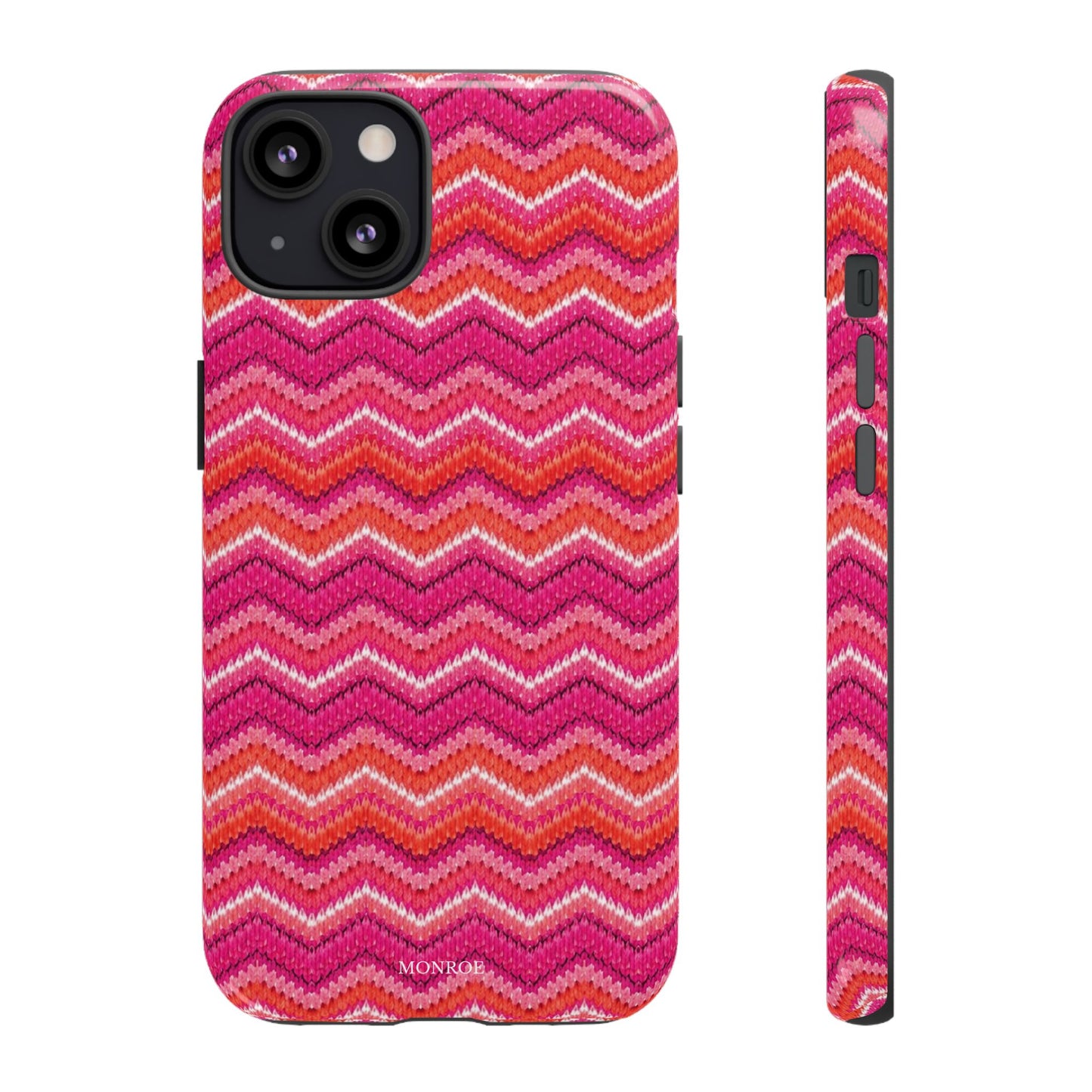 Pink Zigzag Tough Case