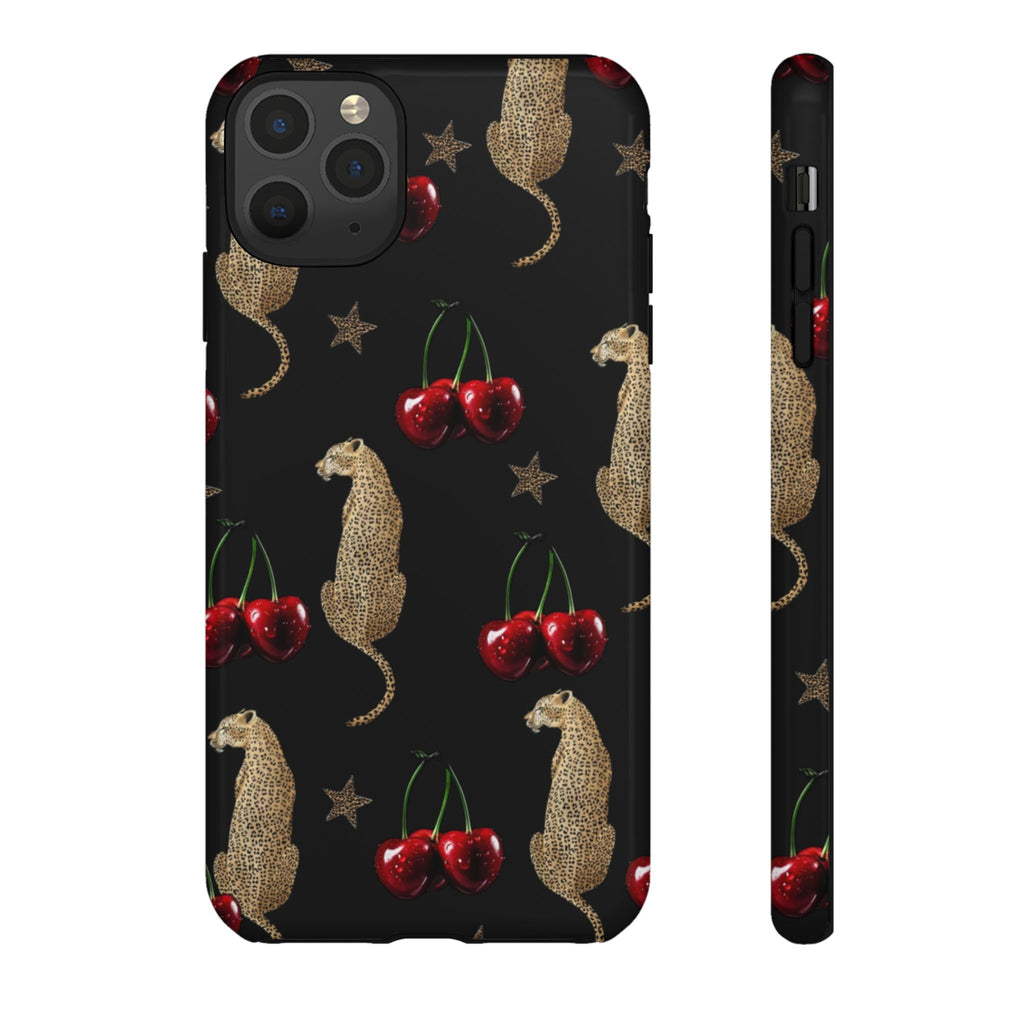 Leopards & Cherries Phone Case