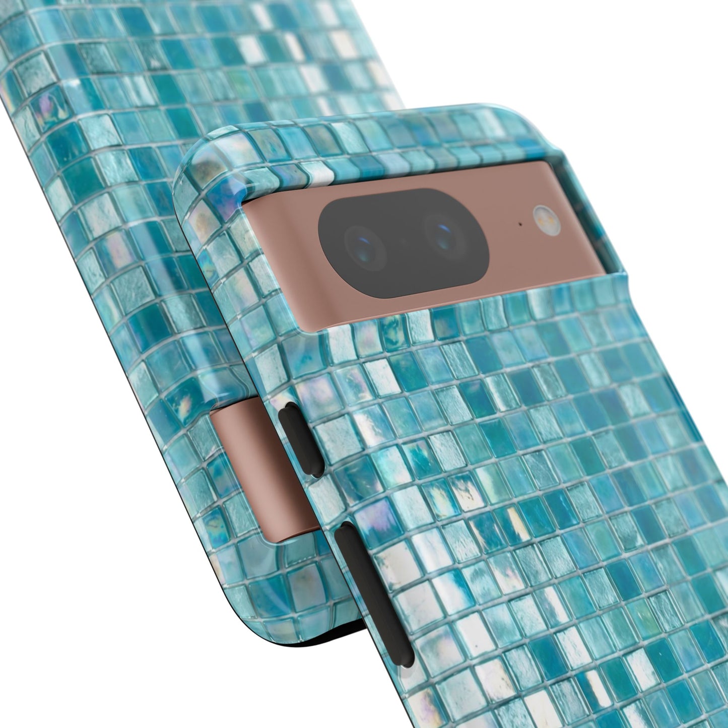 Hot Blue Mosaic Tile Tough Case