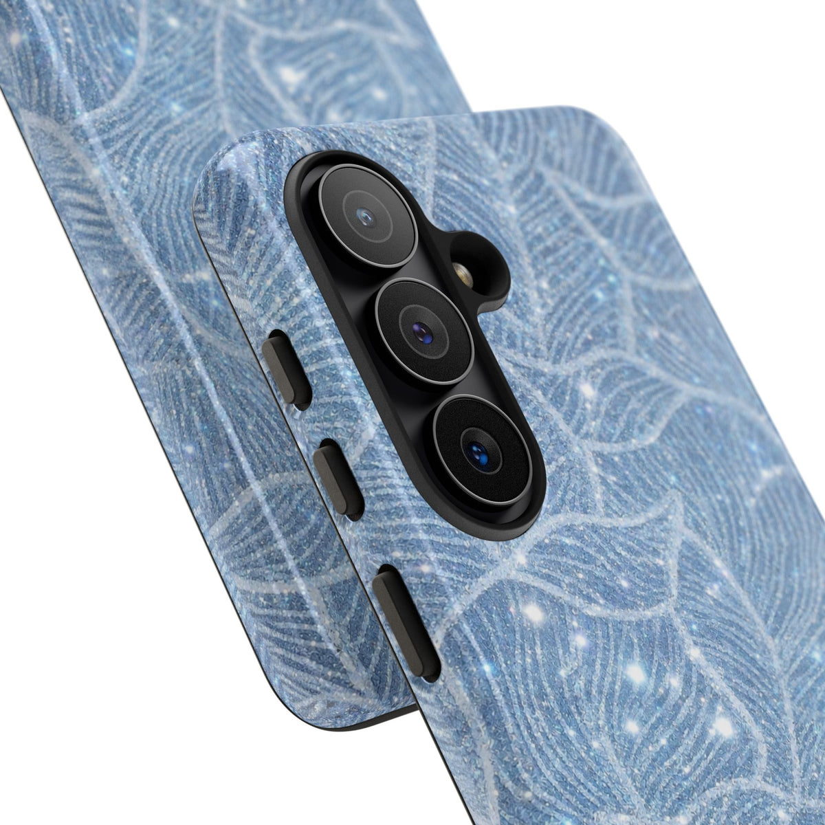 Glacier Blue Floral Tough Case