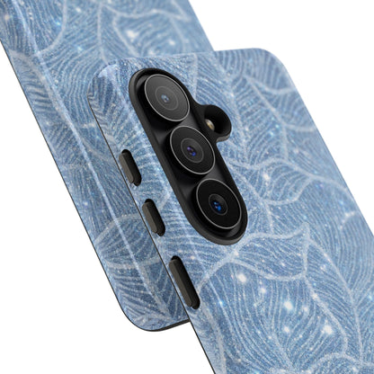 Glacier Blue Floral Tough Case
