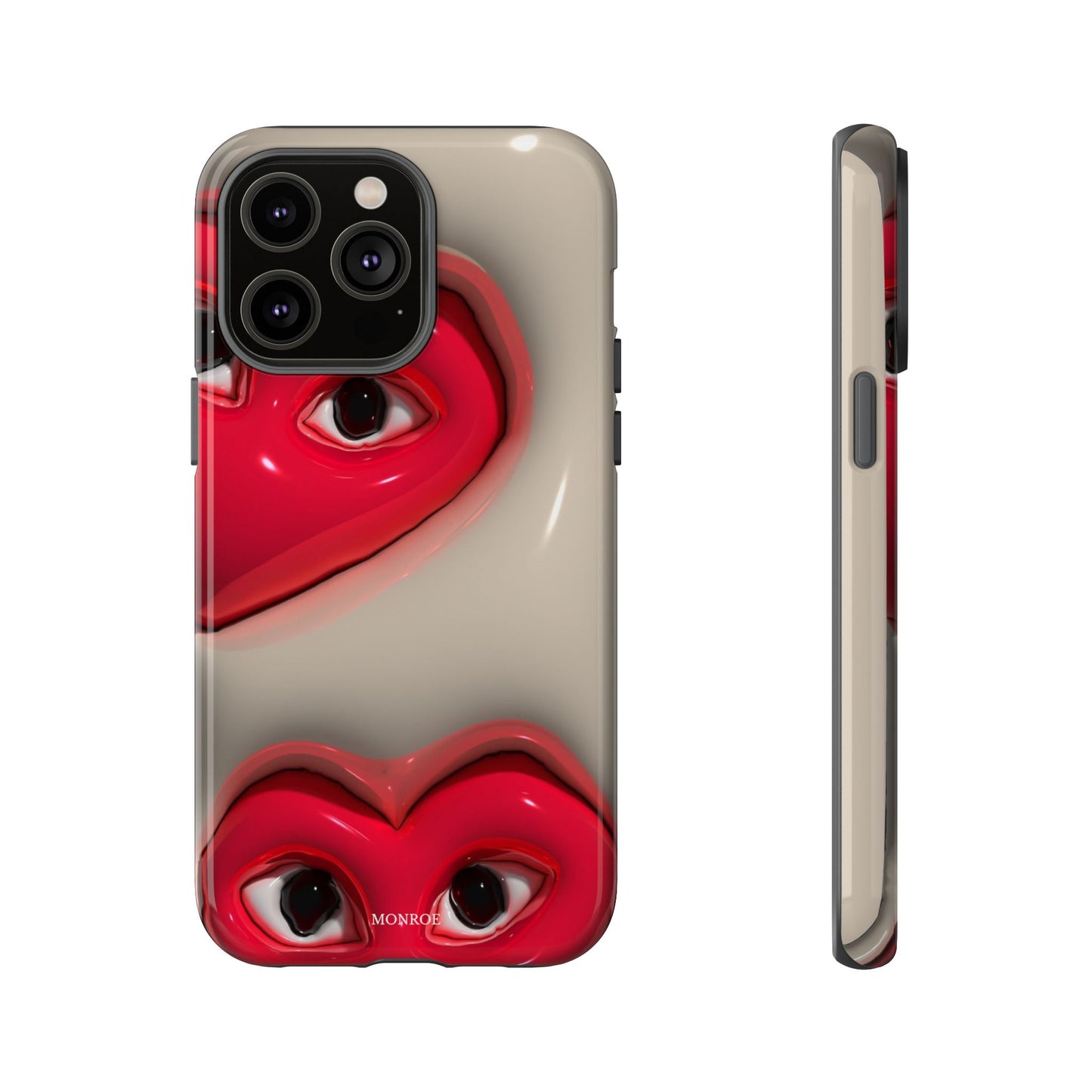 Red Heart Eyes Tough Case